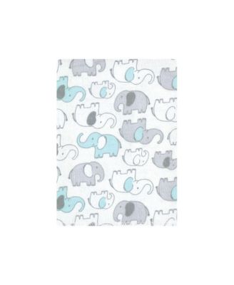 Unisex 12-Count Flannel Burp Cloths (Cotton/Poly Blend)