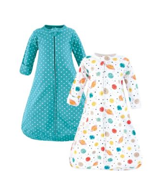 Baby Boys Hudson Unisex Cotton Full-Body Slumber Sack with Long Sleeves