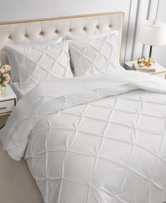 Kiss Pleat Plush 3-Pc. Comforter Set, Full/Queen