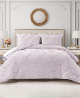 Kiss Pleat Plush 3-Pc. Comforter Set, Full/Queen