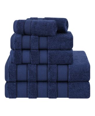 American Soft Linen Salem Premium 100% Turkish Cotton 6 Piece Bath Towel Set - Macy's
