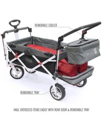 Silver Series Push and Pull Double Stoller Wagon