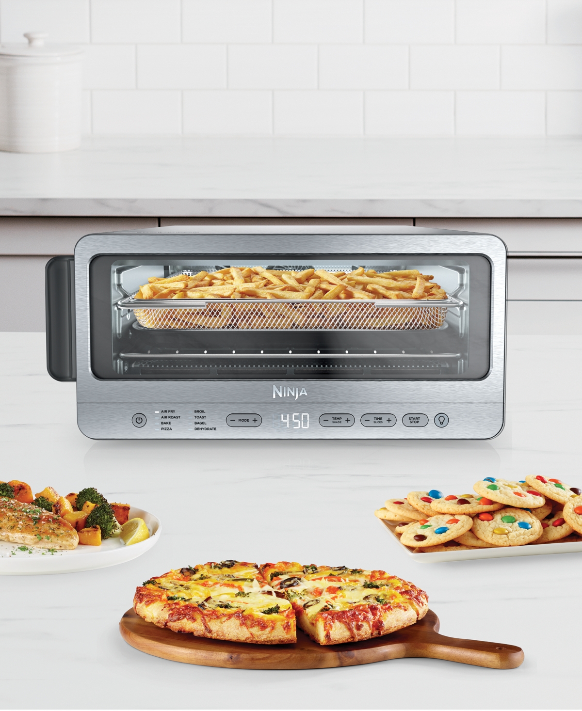 Ninja Flip Toaster Oven & Air Fryer, 8-in-1 Functionality, Sp151 In No Color