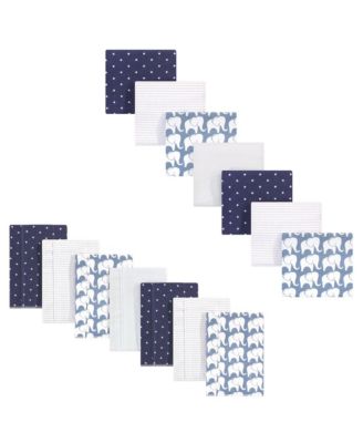 One' Cotton Flannel Baby Bundle 14 Burp Cloths & Receiving Blankets