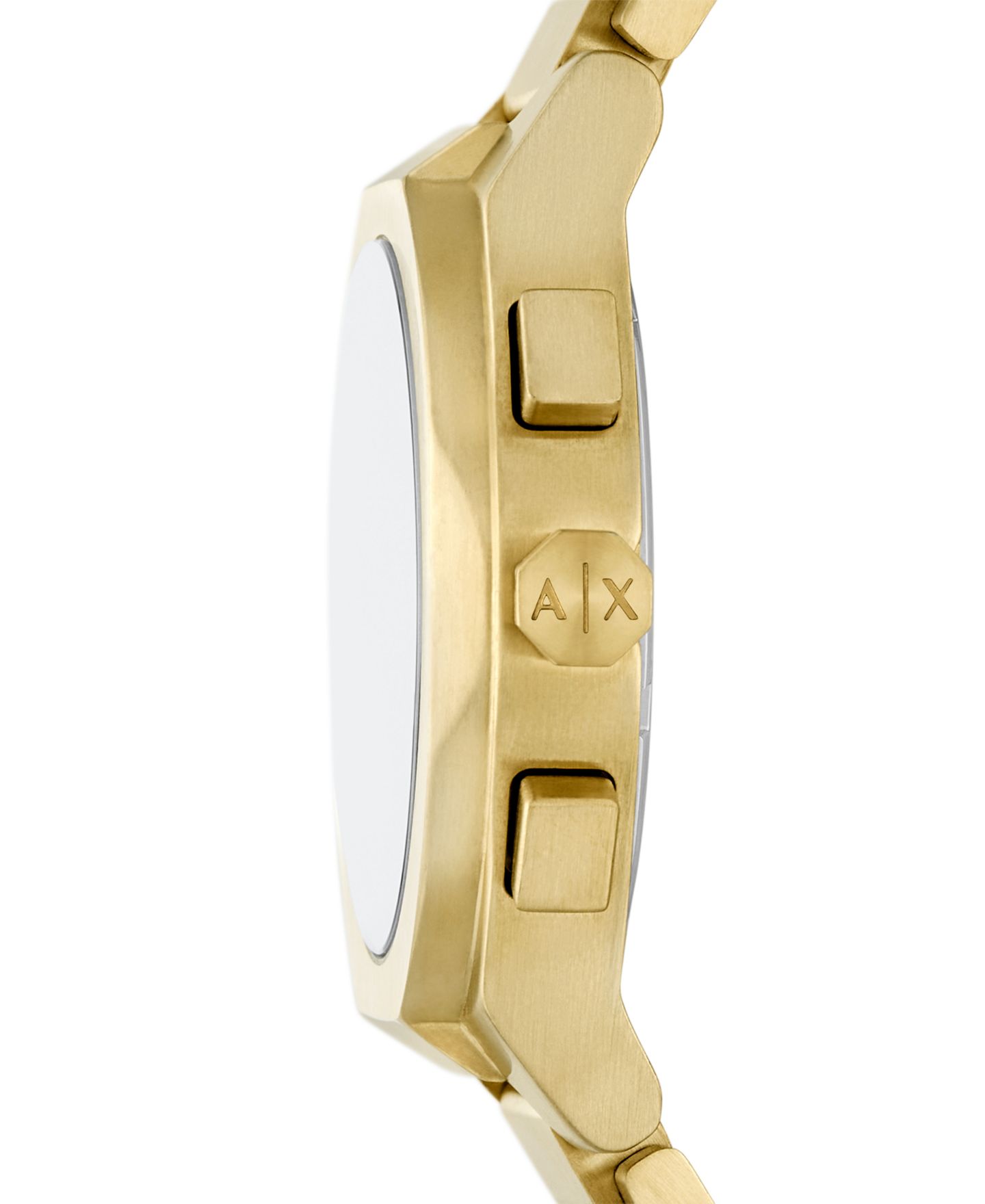 Мужские часы A|X Armani Exchange Sync Quartz Chronograph Gold Stainless Steel Watch 42MM — фото 4