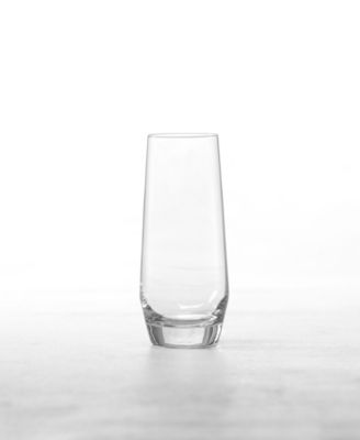 Pure Stemless Champagne Glasses, Set of 6