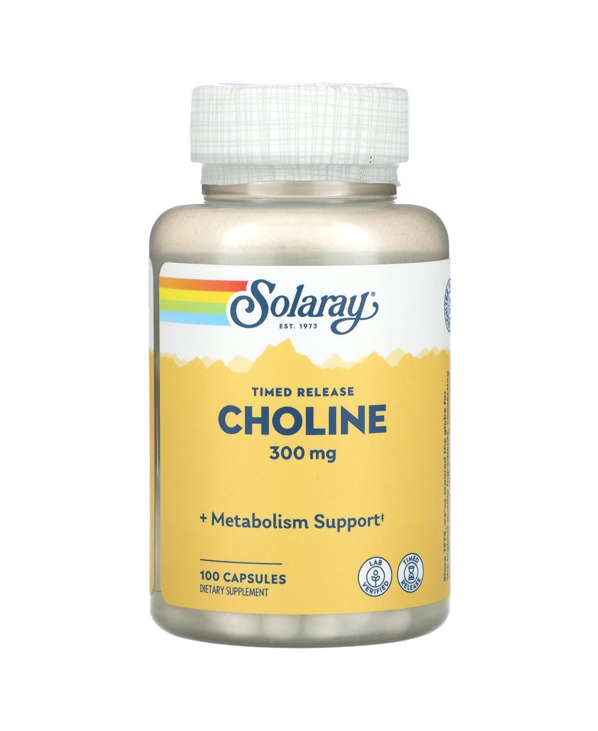 Timed Release Choline 300 mg - 100 Capsules