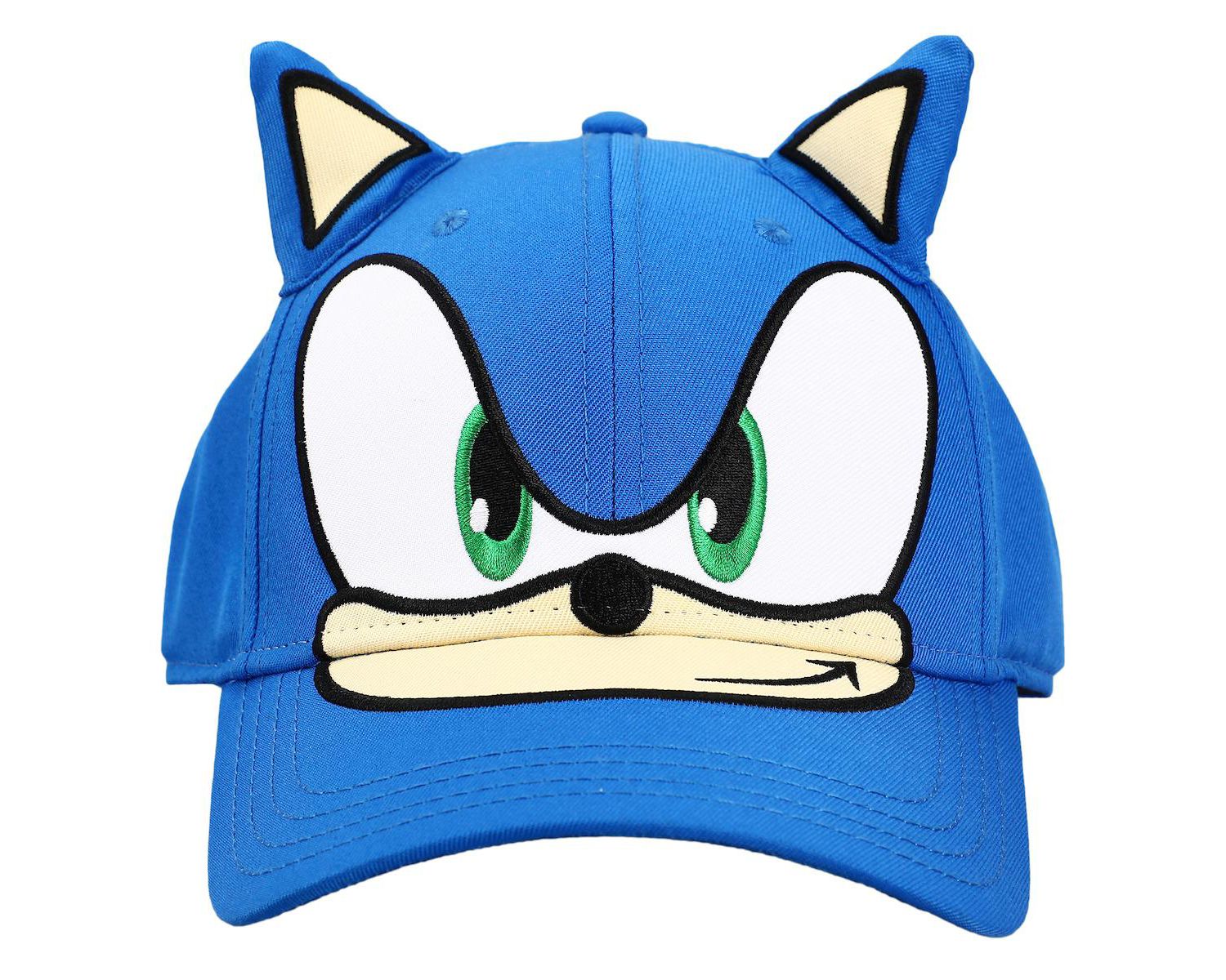 Men's Face with Plush Ears Snapback Hat