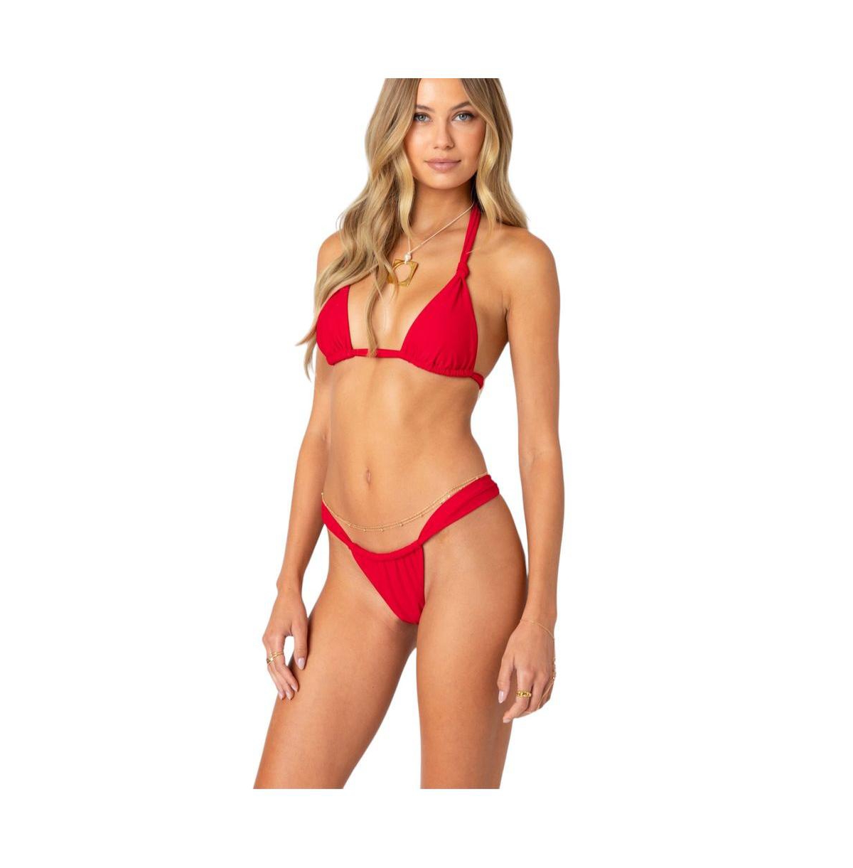 Edikted Women's Soraya knotted bikini top