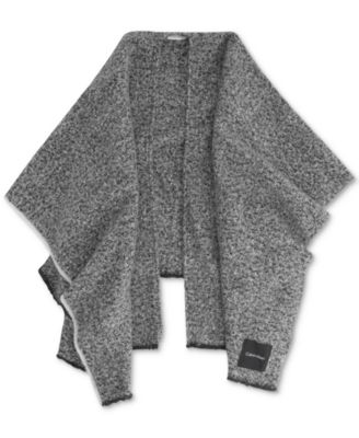 Calvin Klein - Cloud Eyelash-Fringe Ruana Wrap