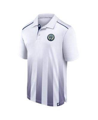 Men's White Philadelphia Union Line Up Fade Polo