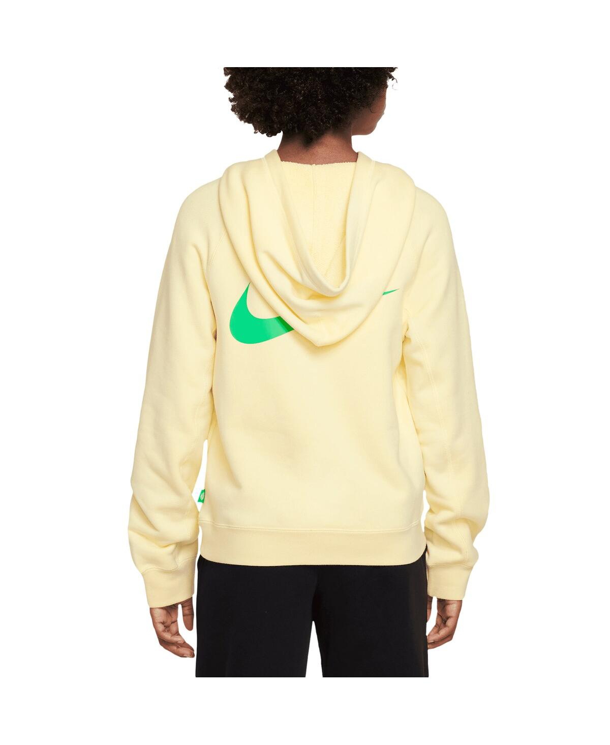Nike Big Boys and GirlsBrazil National Team Air Pullover Hoodie - Yellow