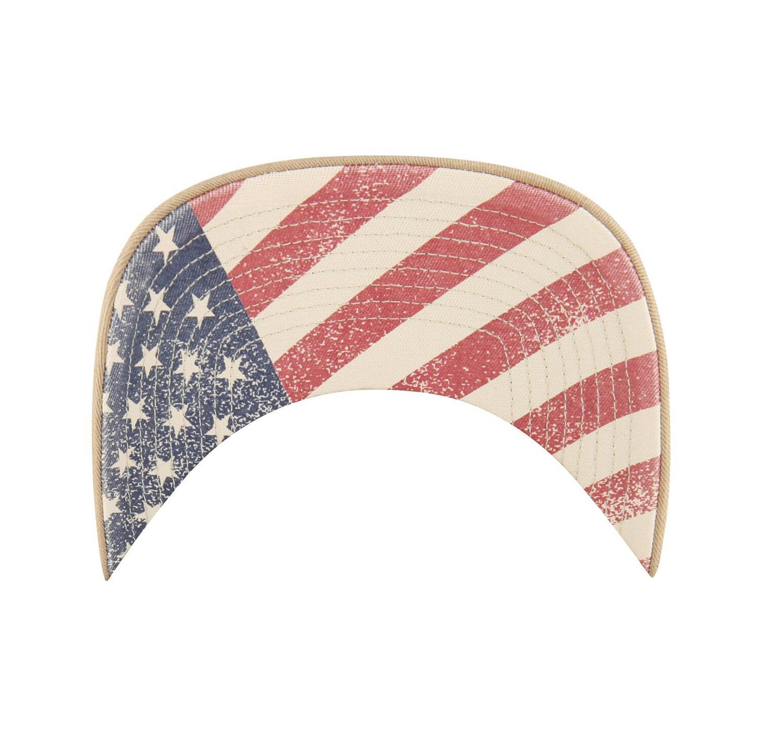 Men's Khaki New York Yankees Glory Daze Trucker Adjustable Hat