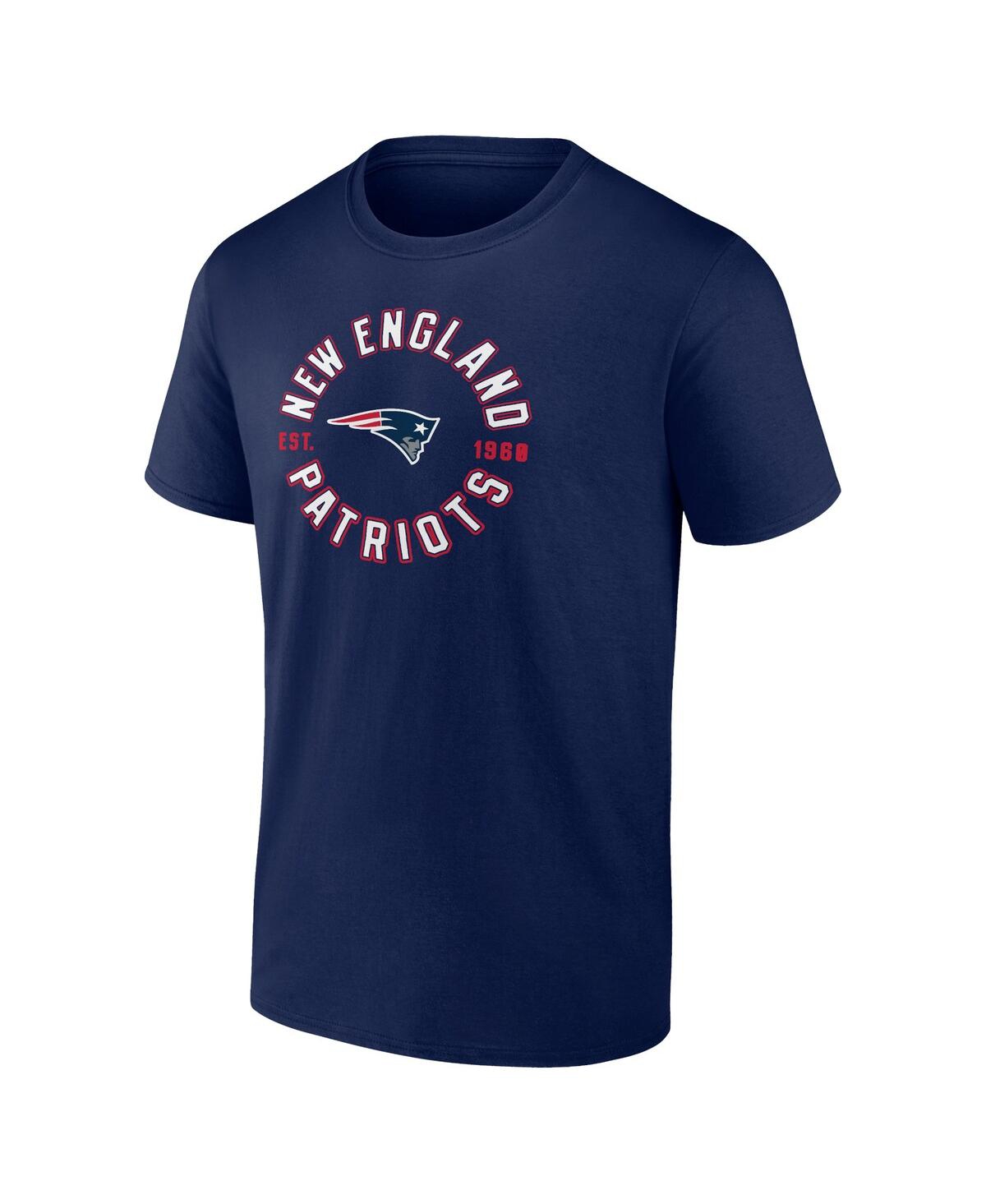 Fanatics Men's New England Patriots Serve T-shirt Combo Pack In Navy,red