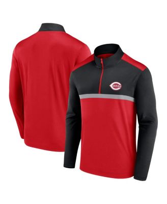 Fanatics Men's Red Cincinnati Reds Unstoppable Quarter-Zip Top - Macy's
