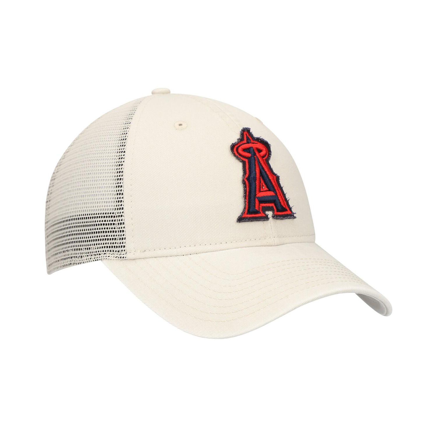 Men's Stone Los Angeles Angels Game Day 9TWENTY Adjustable Trucker Hat