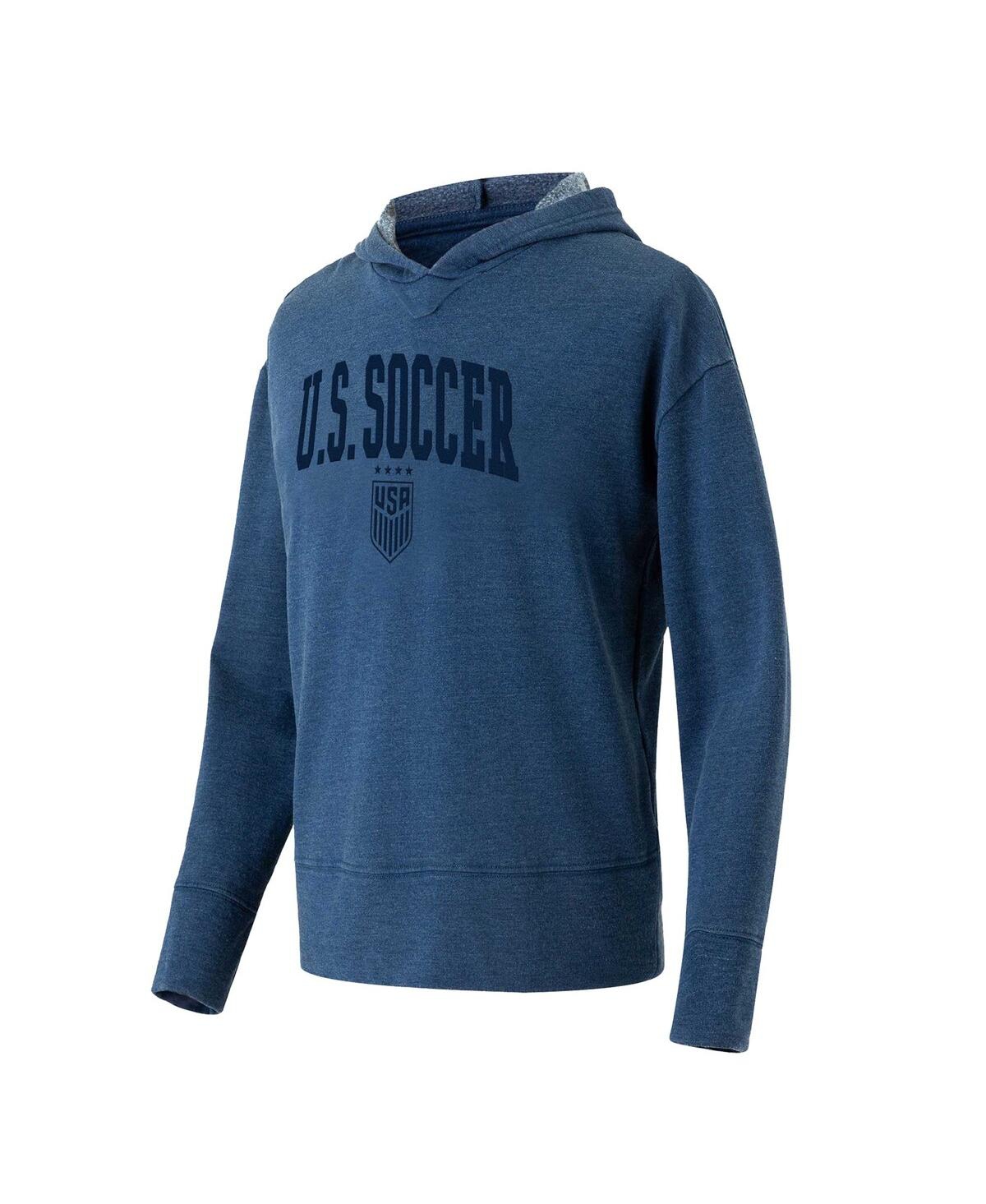 Concepts Sport Women'sUswnt Volley Hoodie Long Sleeve T-Shirt - Navy