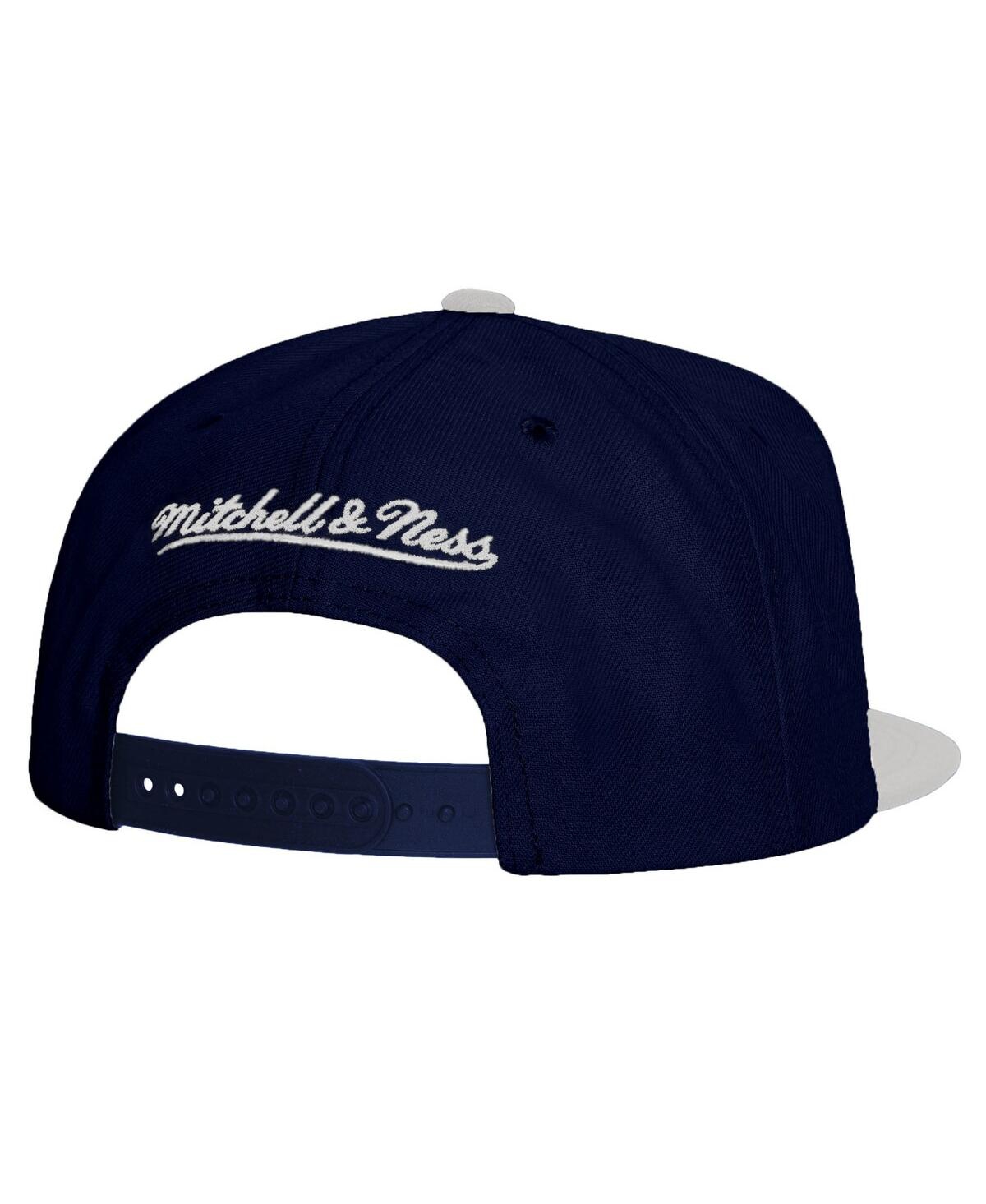 Mitchell & Ness Men'sWhite Penn State Nittany Lions 2-Tone 2.0 Snapback Hat - Navy, White