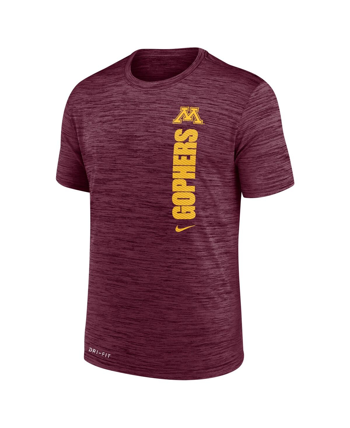 Nike Men'sMinnesota Golden Gophers 2024Sideline Velocity Legend Performance T-Shirt - Maroon