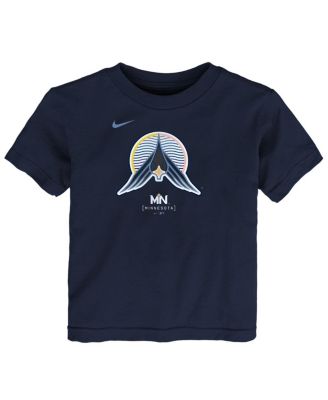 Toddler Navy Minnesota Twins 2024 City Connect Large Logo T-Shirt