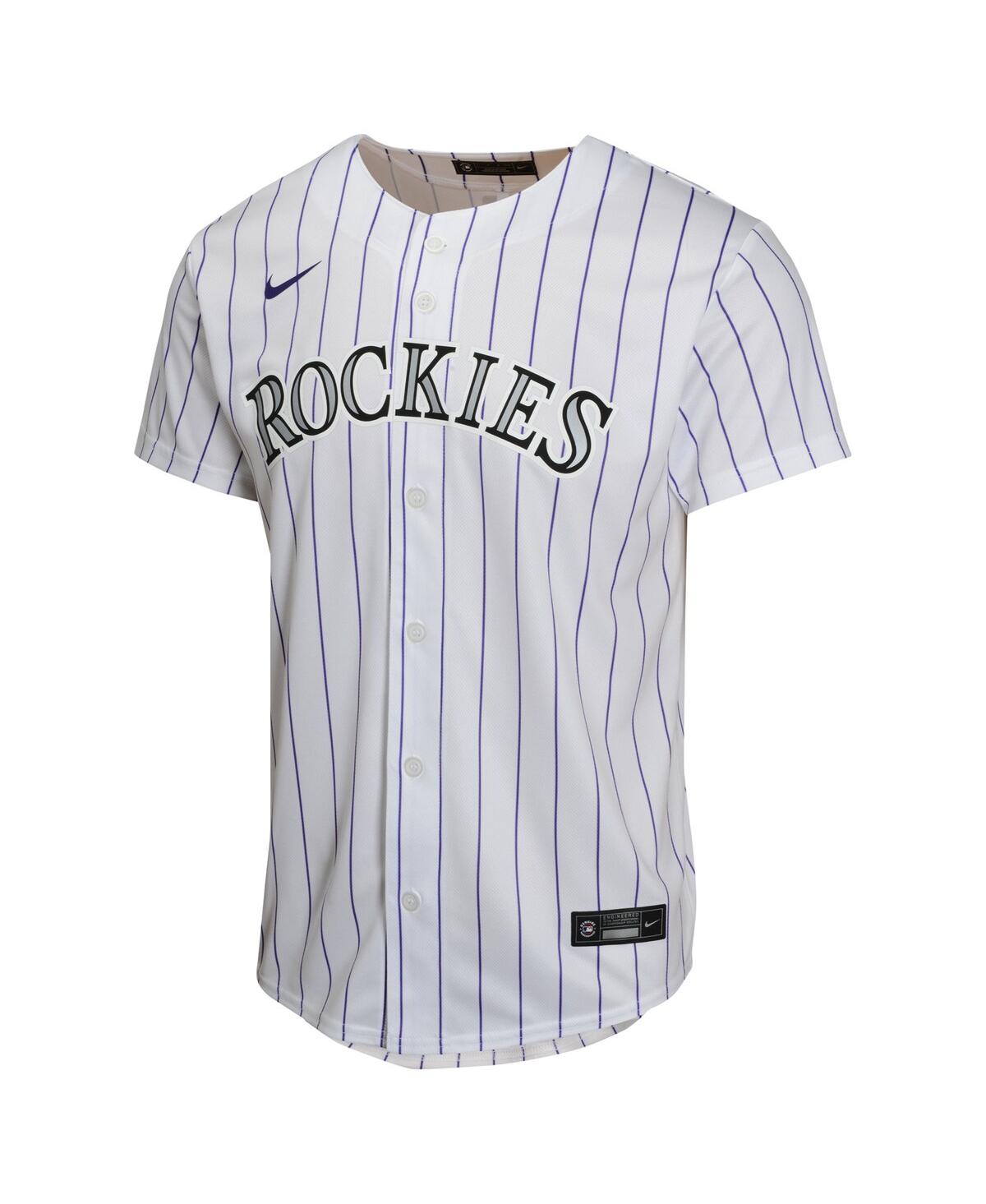 Nike Big Boys and Girls Charlie BlackmonColorado Rockies Home Game Player Jersey - White