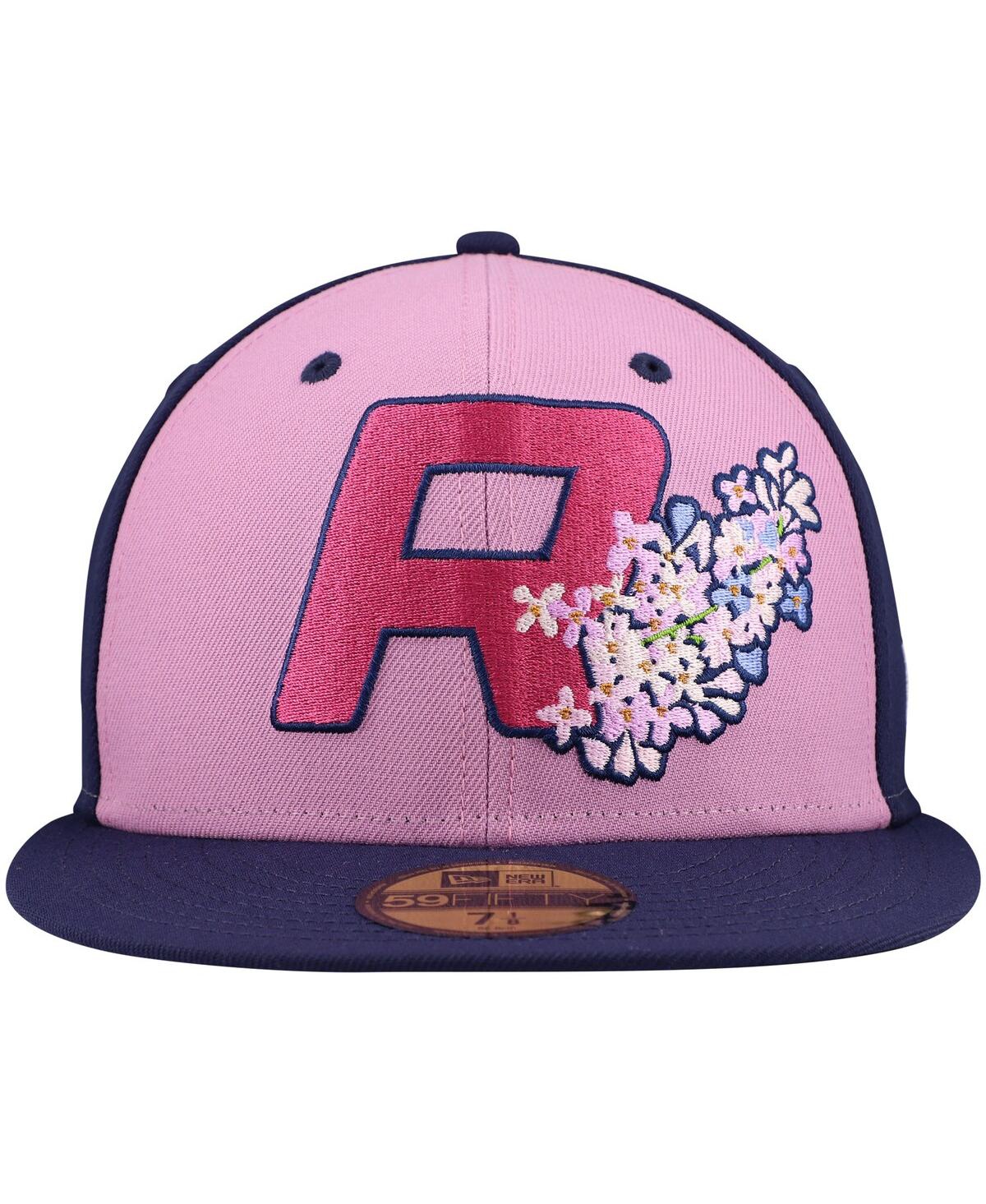 New Era Men'sRochester Red Wings Theme Night Lilac 59FIFTY Fitted Hat - Purple