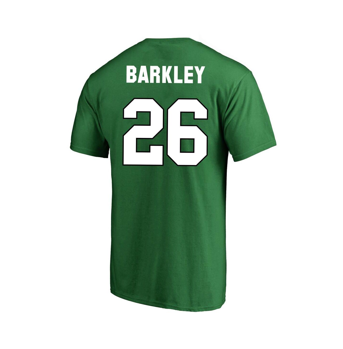 Мужская футболка Fanatics Saquon Barkley Kelly Green Philadelphia Eagles Big & Tall Name & Number — фото 3