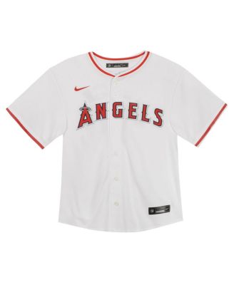 Toddler Mike Trout White Los Angeles Angels Game Jersey