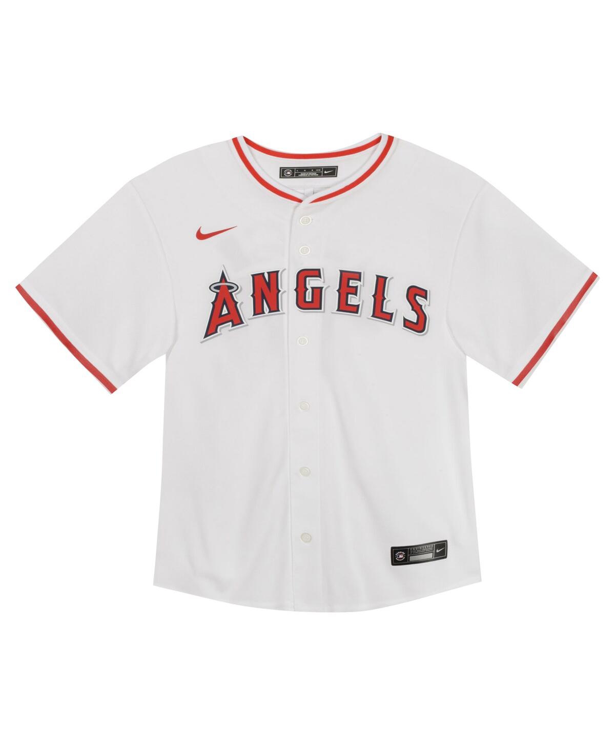 Nike Toddler Mike TroutLos Angeles Angels Game Jersey - White