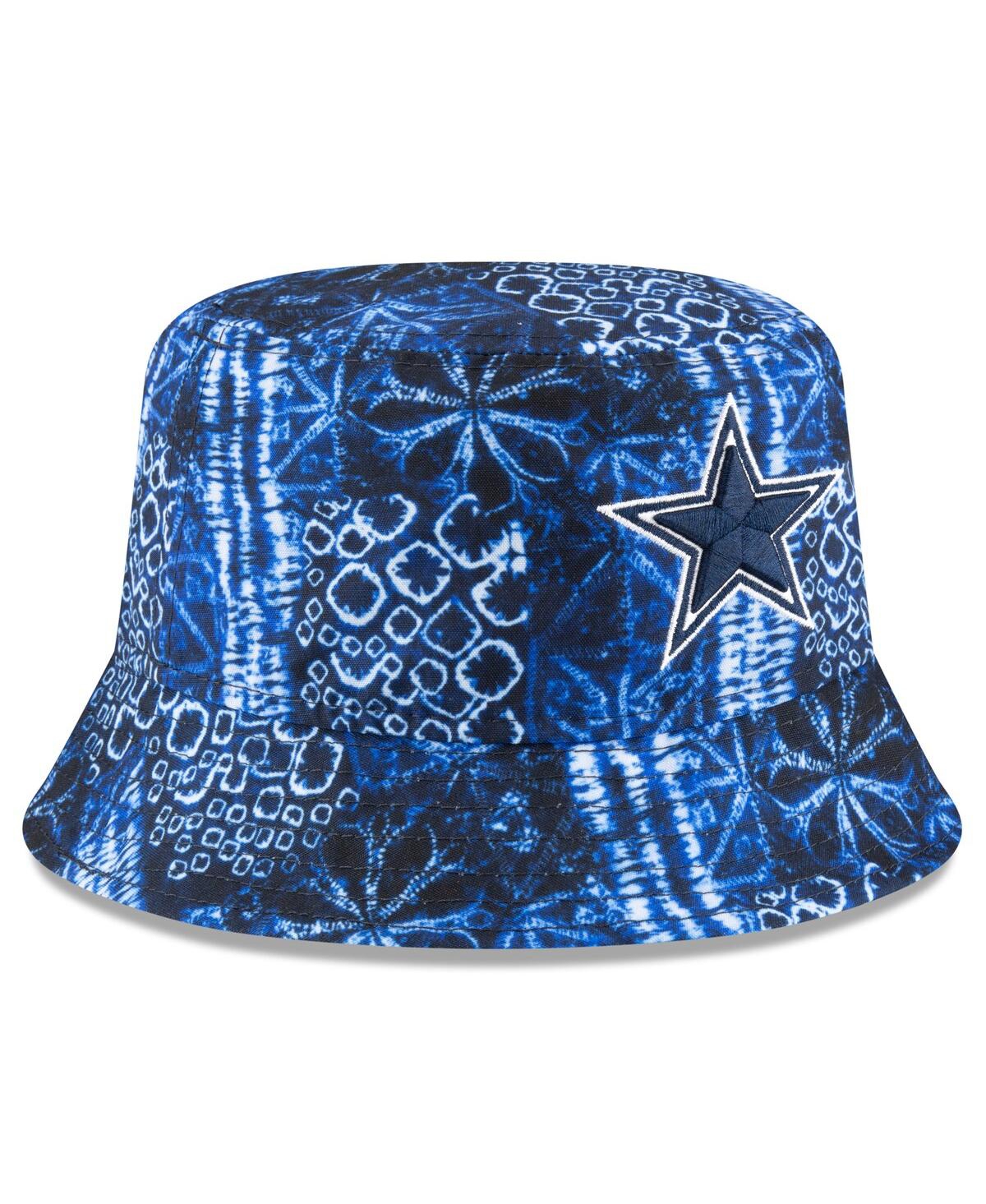 New Era Men's Navy Dallas Cowboys Shibori Bucket Hat In Navy
