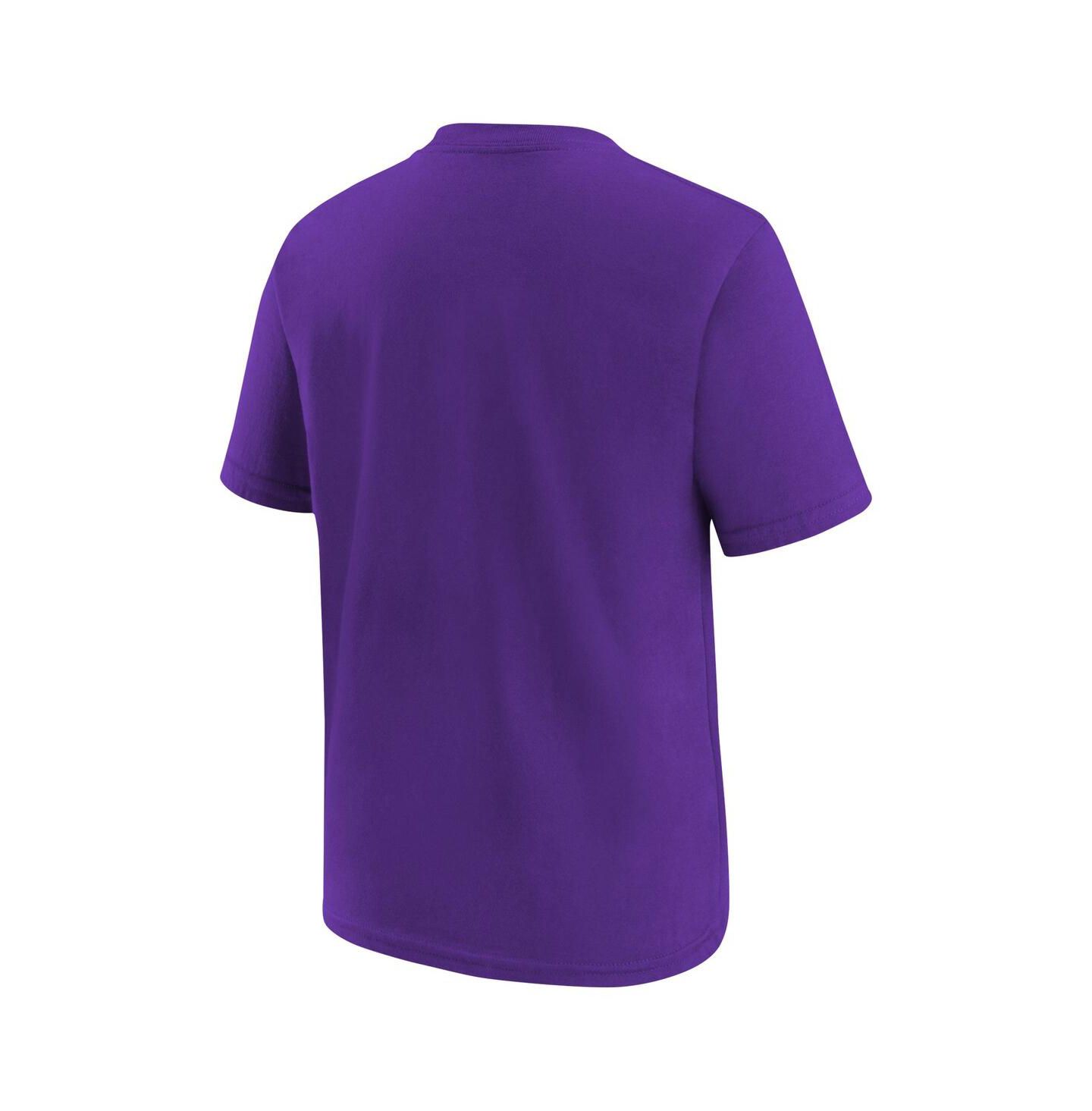 Детская футболка Nike Purple Los Angeles Sparks Essential Logo — фото 3