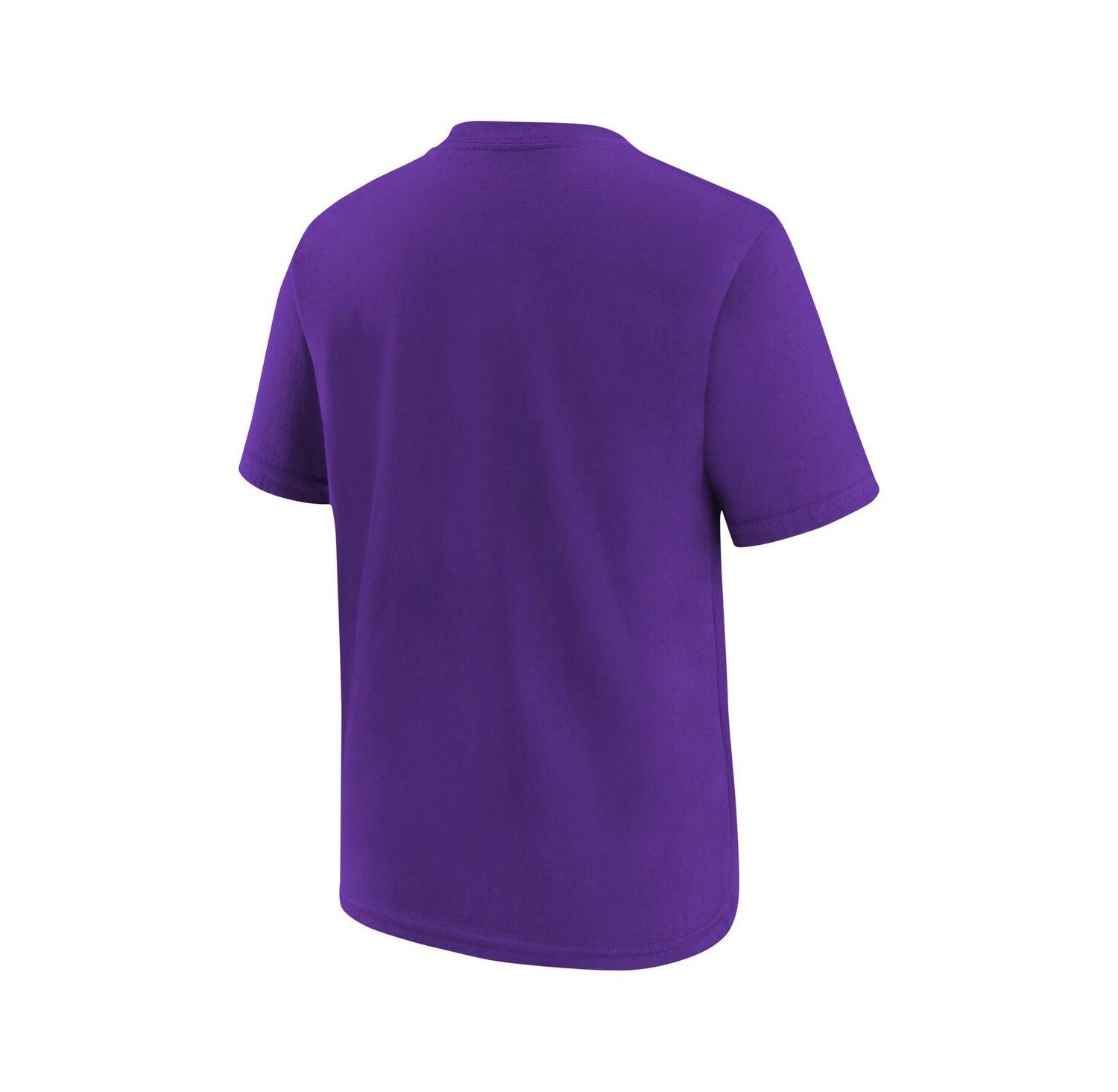 Big Boys and Girls Purple Los Angeles Sparks Essential Logo T-Shirt
