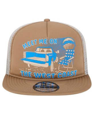 Men's Tan Los Angeles Chargers Meet Me 9FIFTY Snapback Hat