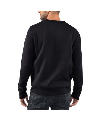 Men's Black New York Giants 1925 Collection Long Sleeve Pullover Sweatshirt