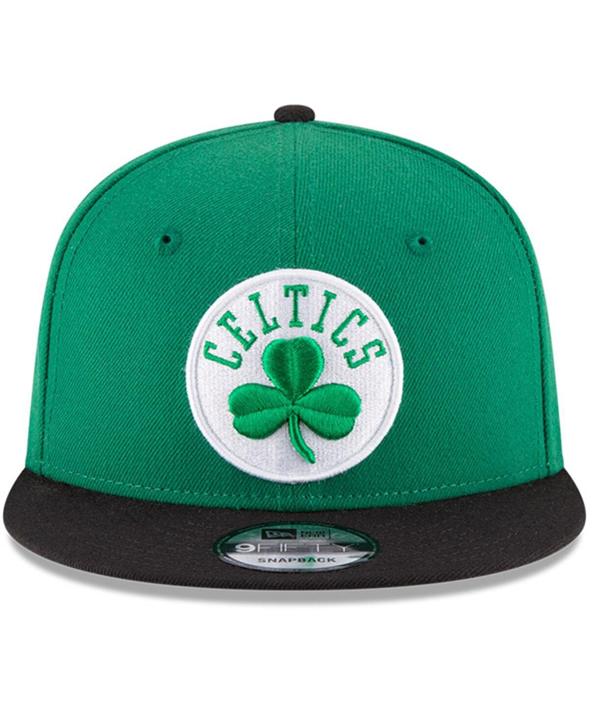 New Era Men'sBlack Boston Celtics 2024 Nba Finals Champions Side Patch 9FIFTY Snapback Hat - Kelly Green