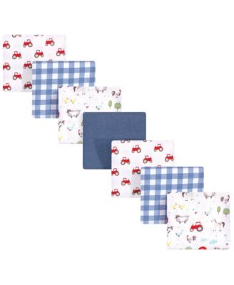Soft 7-Piece Cotton Flannel Receiving Quilt Collection