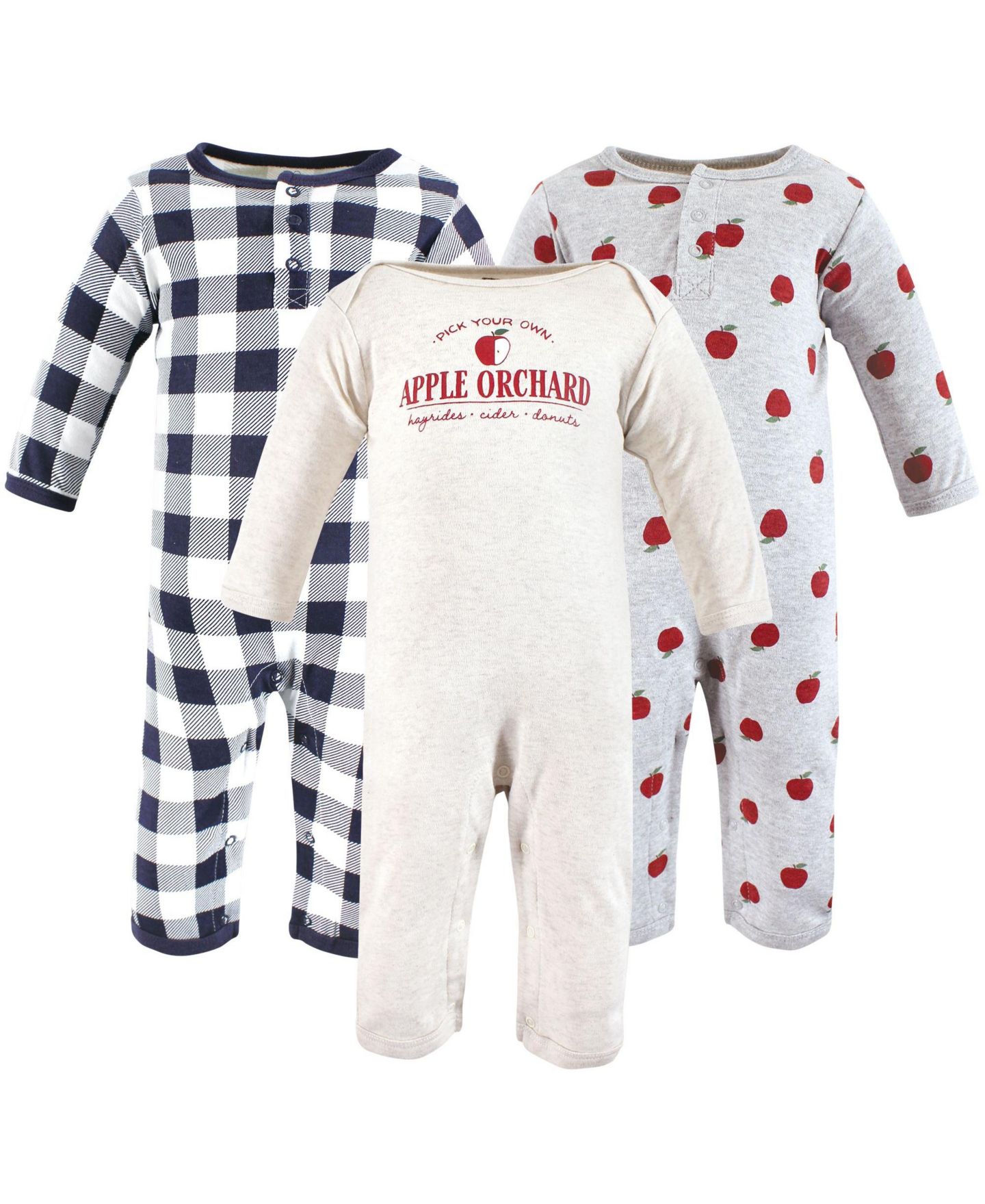 Комплекты Baby Bundle, хлопок, 3 предмета — Hudson Baby, цвет: Леопардовый — фото 1