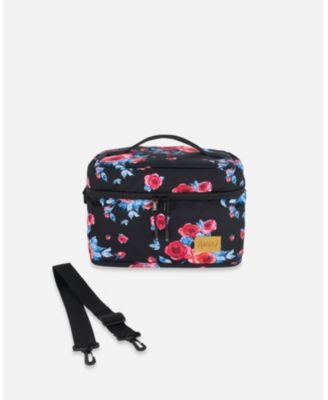 Lunch Box Black Printed Roses Lunch Box Black Printed Roses