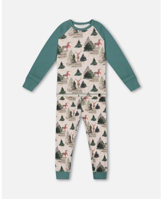 Boys Reindeer 2-Piece Pajama Set by Ishtex main image 1