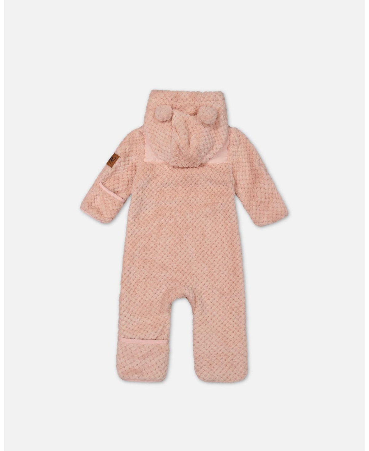 Deux par Deux Baby Girls Baby Baby One Piece Plush- Pink
