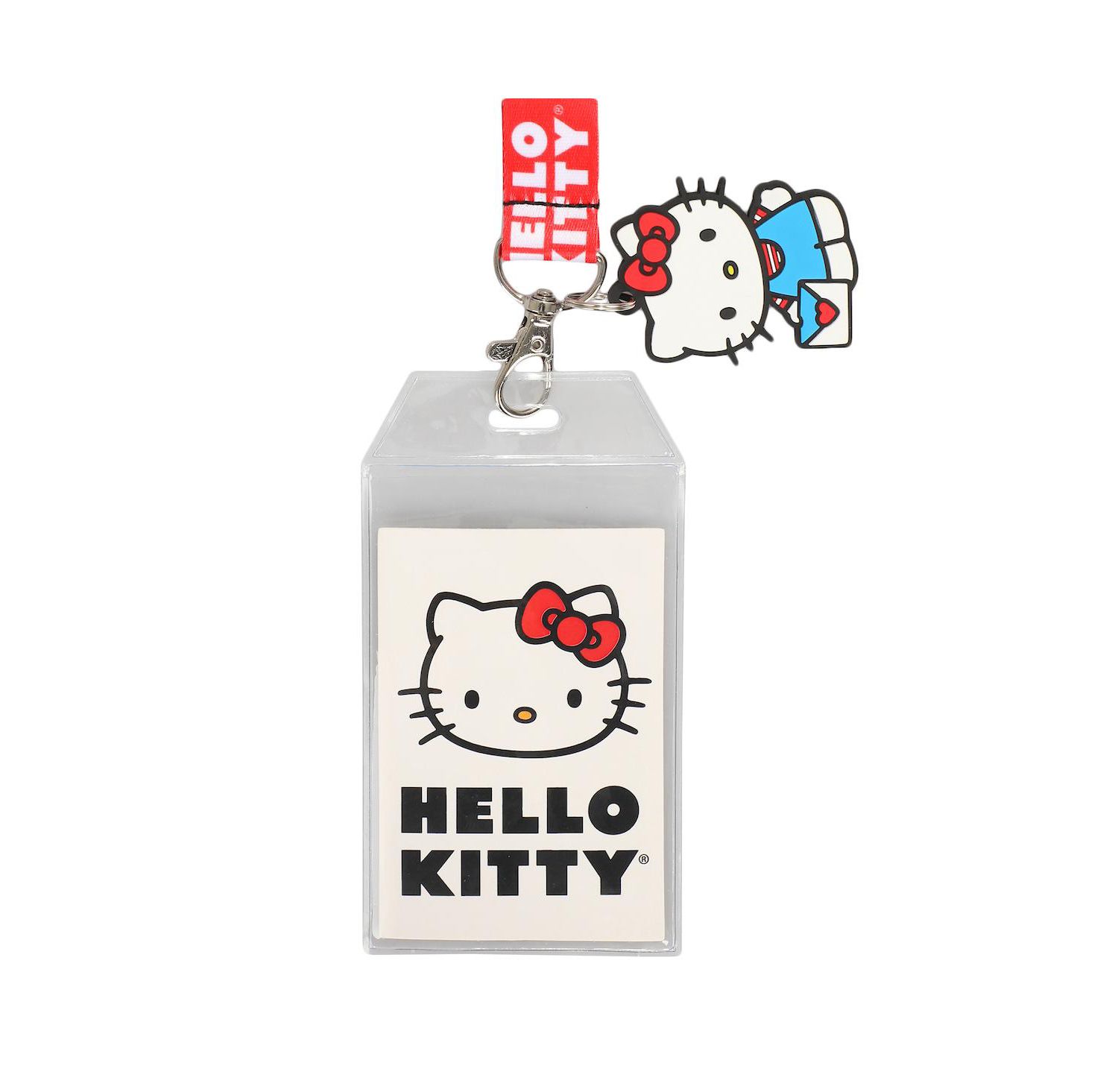Lanyard with Breakaway Rubber Charm and ID Sleeve