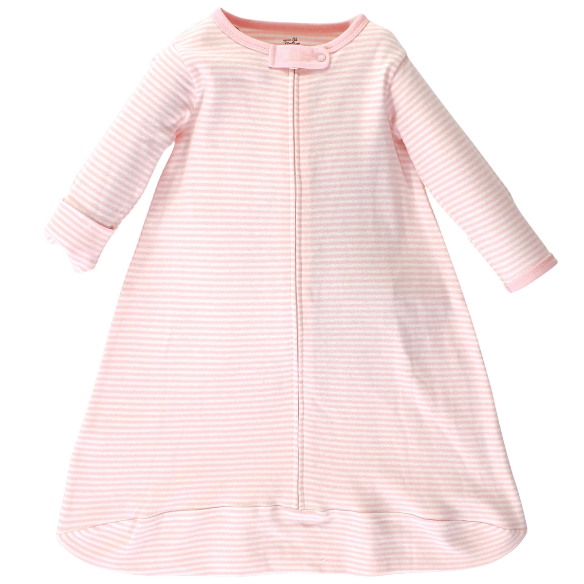 Touched by Nature Baby Girls Baby Organic Cotton Long-Sleeve Wearable Sleeping Bag, Sack, Blanket,- Floral dot