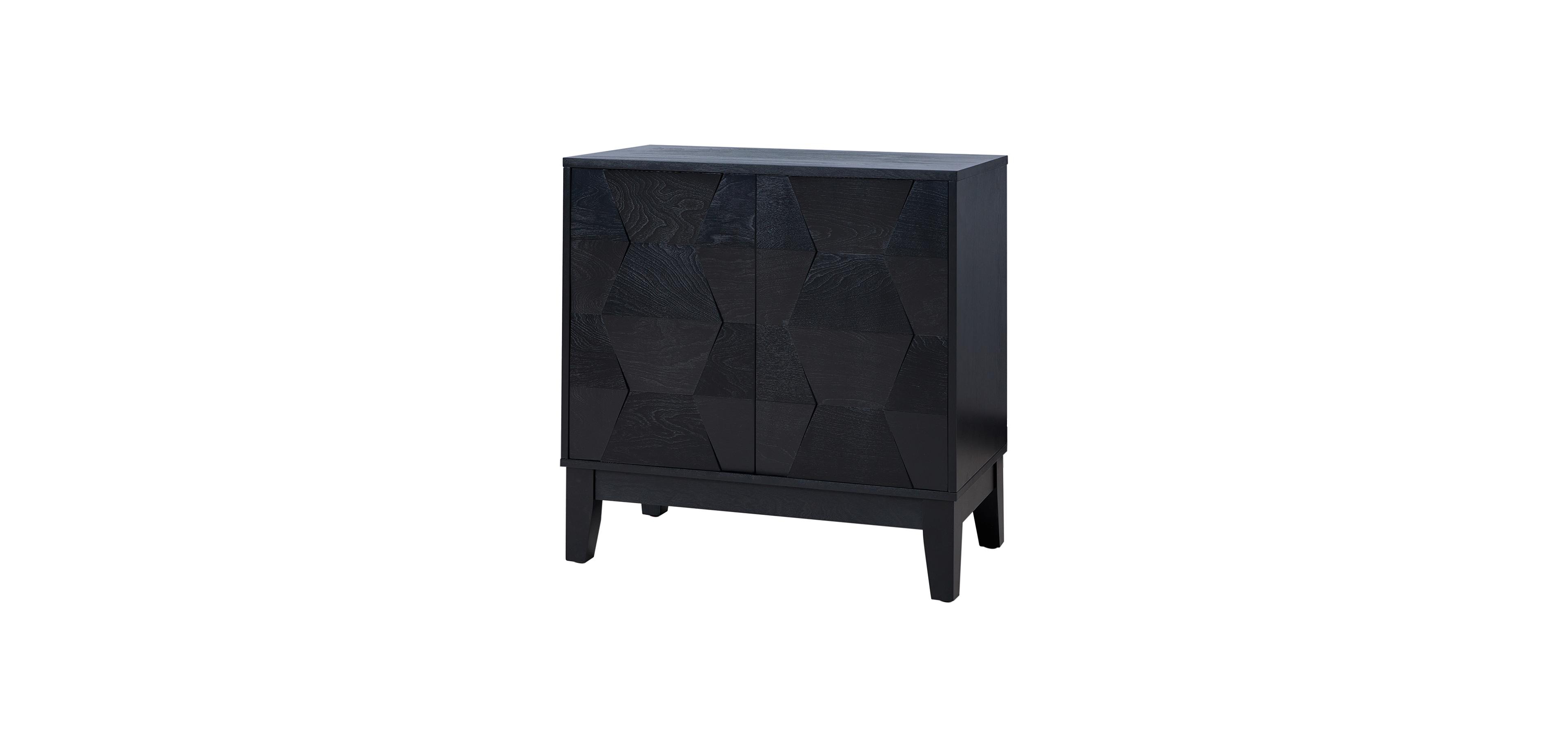 Contemporary Martina 30" Tall 2-Door Accent Cabinet with Ample Storage Space