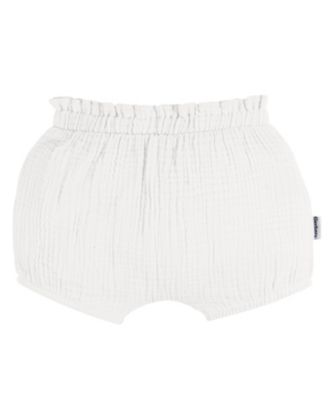 Baby Girls Gauze Bubble Shorts, 3-Pack