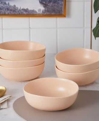Delilah Porcelain Bowls, Set of 6