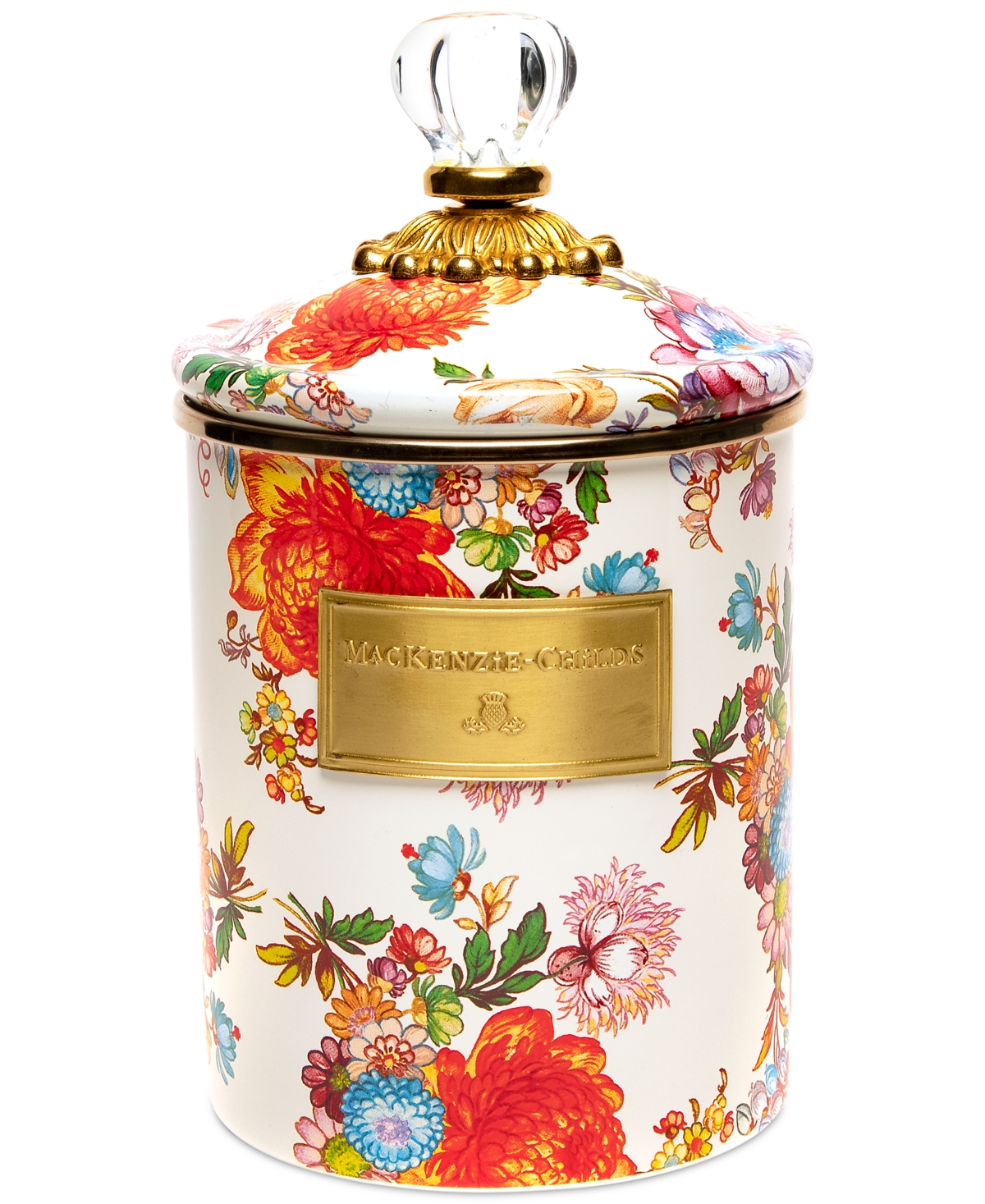Mackenzie-childs Medium Flower Market Canister In No Color