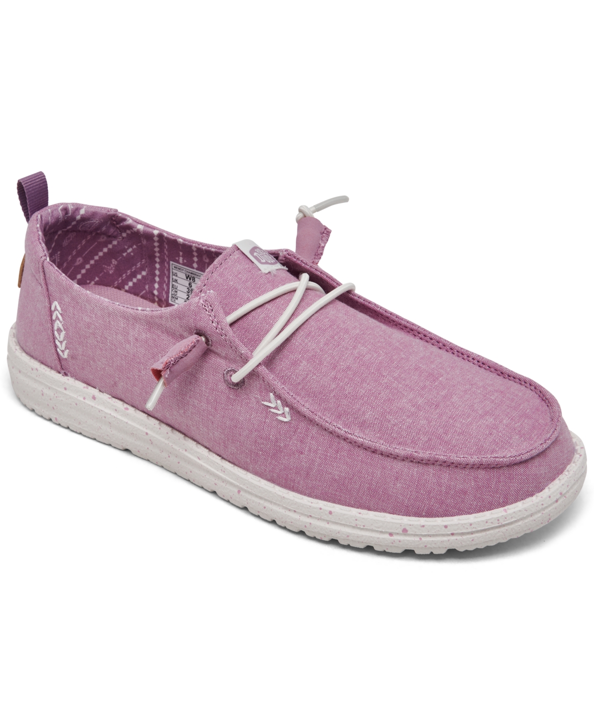 Women's Wendy Chambray Casual Sneakers from Finish Line - Pink