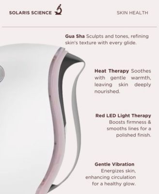 LED Hairbrush and Gua Sha Skin Hair Health Set
