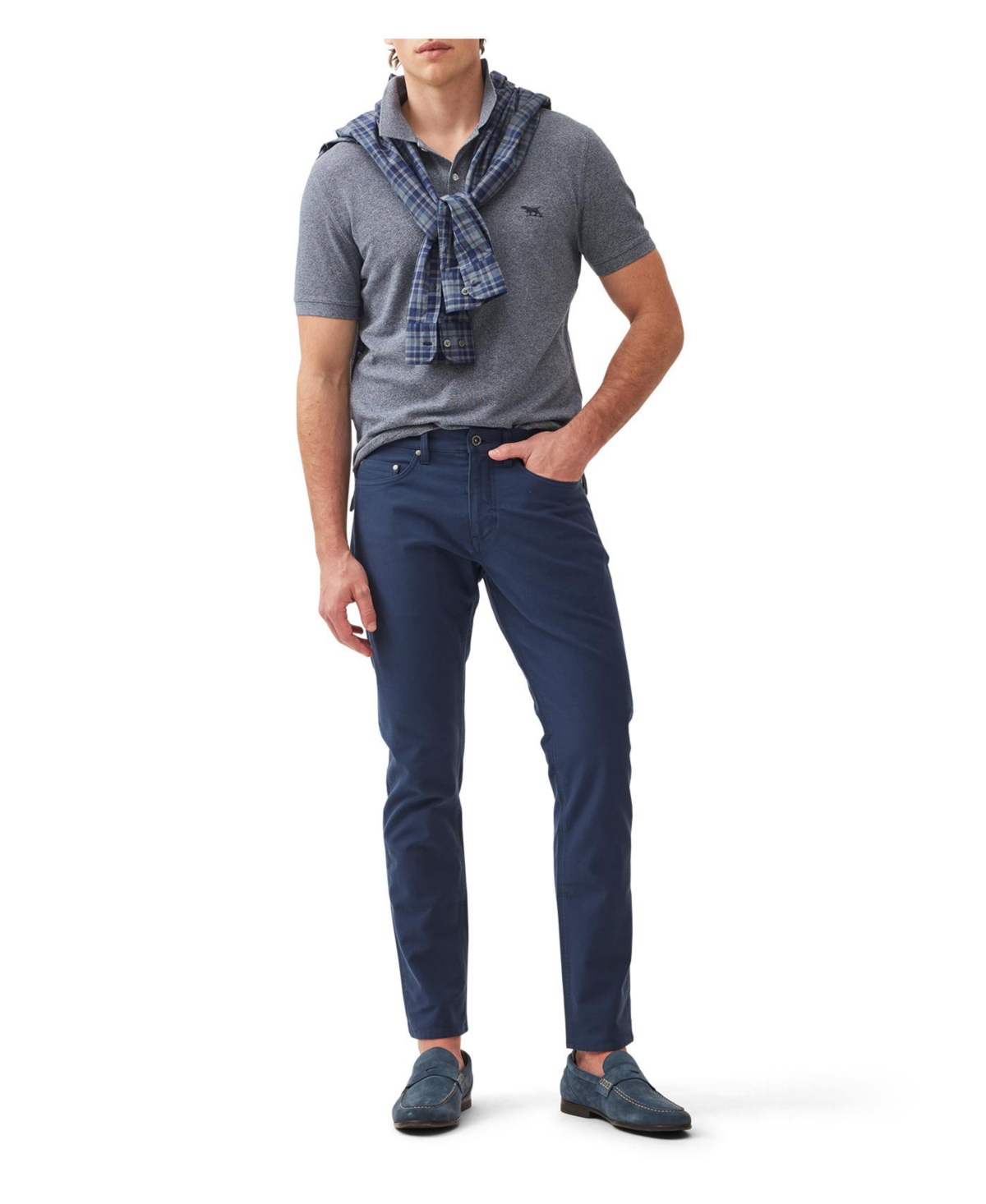 Rodd & Gunn The Gunn Slim Fit Polo Shirt In Blue