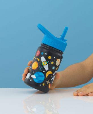Kids Stainless Steel Water Bottle with Straw Lid, 12oz